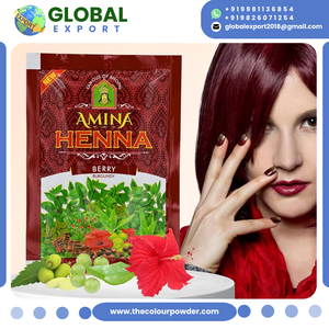 Poudre colorante pour cheveux au henné, couvrante des cheveux gris, couleur intense, facile à mélanger et à appliquer, conditionnements de 12g à 50g, pour application en salon et par les professionnels. - Product Image 4