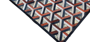 Modern Geometric Pattern Rectangle Area <b>Rug</b> <b>Flat</b> Weave Thin Design for Living Room Home Decor - Product Image 2