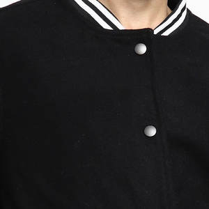 แจ็คเก็ตเลตเตอร์แมนผู้ชายขายดี ปริมาณมาก เสื้อผ้าสำหรับกิจกรรมกลางแจ้ง ดีไซน์หล่อเท่ สไตล์ติดกระดุม แจ็คเก็ตเบสบอลแบบวาร์ซิตี้สำหรับผู้ชาย - Product Image 6