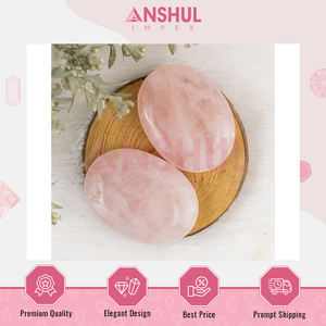 Piedra de Cuarzo Rosa Natural Pulida de Primera Calidad, Origen India, 2.5 Pulgadas, 1 kg, para Sanación Emocional - Product Image 3