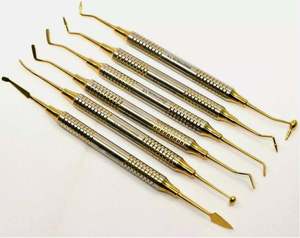 Kit d'instruments dentaires pour implants Sinus Lift en acier inoxydable allemand de haute qualité, 5 pièces, avec cassette, manuel, certifié CE, par GS - Product Image 4