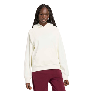 Sweat-shirt à capuche surdimensionné pour femme, couleur unie, en coton tricoté, décontracté, pour l'automne - Product Image 1