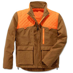 Men's Brown Orange Color Blocking Hunting <b>Jacket</b> Waterproof Soft Shell Full Sleeve Autumn Outdoor Wear - Product Image 6