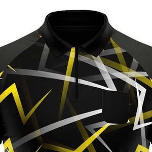 Custom Men's <b>Dart</b> Sportswear Jersey 100% Cotton Eco-Friendly Short Sleeve Formal Digital Printing for Teams Events Promotions - Product Image 2
