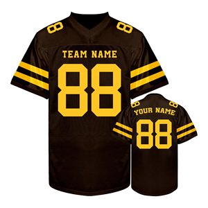 Fabricant de maillots de football américain en gros – Polyester, maille, logo personnalisé, patch brodé, tenues d'équipe durables, commandes en gros - Product Image 1