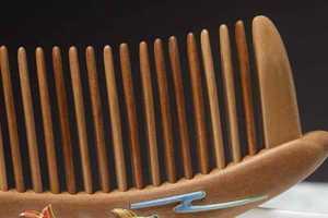 Peine de Madera para Masaje, Ideal para Regalos, Peine Natural para Cabeza y Cuero Cabelludo, Cepillos de Limpieza - Product Image 6