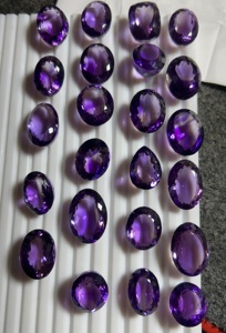 Améthyste naturelle de qualité AAA, formes variées, tailles personnalisables (10-30 mm), pierres précieuses en vrac pour la fabrication de bijoux - Product Image 4