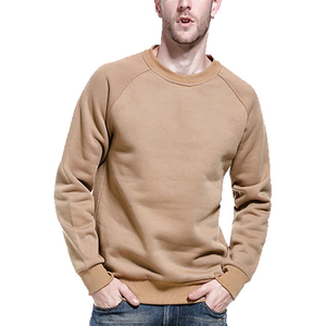 Men's High Quality Fashionable Crew Neck Pullover Sweatshirts Raglan Sleeves Casual Fleece Winter Tops-Plus Size Reasonable - Product Image 1