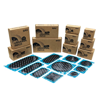 Kit Universal de Reparación de Neumáticos - Parche de Caucho Natural para Agujeros de 6 mm, Compatible con Autos y Motocicletas
