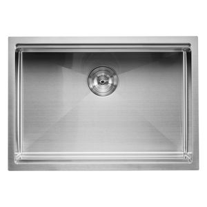 Lavello da Cucina Quadrato in Acciaio Inox 304 da 32 Pollici Stile Rustico per Appartamenti con Finitura Spazzolata - Product Image 2