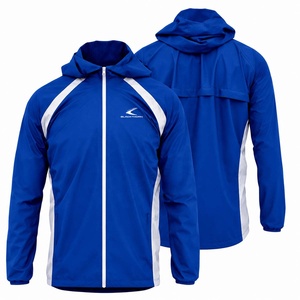 Chaqueta Anorak Cortavientos Transpirable para Hombre, con Logotipo Personalizado, Impermeable por Delante, de Secado Rápido, Ligera, con Cremallera Completa y Tejido Soft Shell - Product Image 4