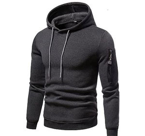 Solid Streetwear Unisex Lightweight Hooded <b>Jacket</b> Polyester/Cotton Blend Winter Ready - Product Image 4