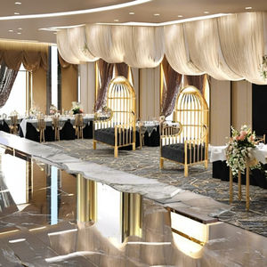 Chaise de banquet empilable couleur personnalisée pour mariage - Chaise de salle à manger portable pour événements en villa, location commerciale, intérieur/extérieur - Product Image 2