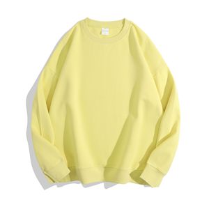 OEM Custom Oversized Fleece Crew Sweatshirt Wholesale Women's Crewneck <b>Charcoal</b> Eco-Friendly Breathable Winter Front Pullover - Product Image 3