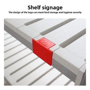 OEM Commercial 1.5m High Aluminum Storage Shelves Cold-Resistant Rust-Free Racks for Cold Storage Kitchens Detachable <strong>Shelving</strong> - Product Image 4