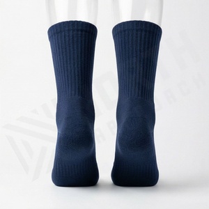 Chaussettes montantes personnalisables pour hommes – Idéales pour le football, respirantes, en molleton épais, mélange de coton, pour l'hiver et le bureau, douces et durables - Product Image 2
