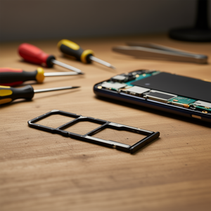 Bandeja para tarjetas Sim y Micro SD para Xiaomi Redmi Note 11 4G Negro - Product Image 3