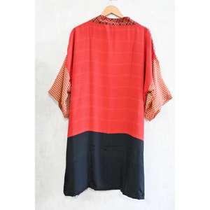 Bata Kimono de Seda con Parches para Mujer, Estilo Bohemio, Larga, para Dormir o Estar en Casa, Elegante y Moderna - Product Image 6