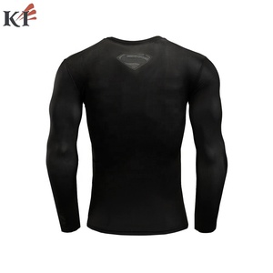 Camiseta de Compresión sin Mangas para Hombre, Diseño Personalizado, Impresión por Transferencia de Calor, Sin Costuras, Transpirable, 280g, Venta al Por Mayor OEM - Product Image 3