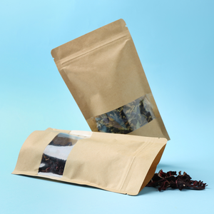 Custom Size Durable Side Gusset <b>Bag</b> LDPE/HDPE <b>Clear</b> Color Zipper Top/Sealing OEM/ODM Coffee & Tea <b>Bags</b> - Product Image 3