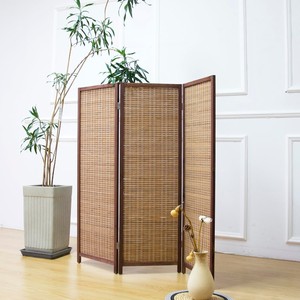 ฉากกั้นห้องไม้มะม่วงแบบพับได้ 4 บาน ขายส่ง - Product Image 2