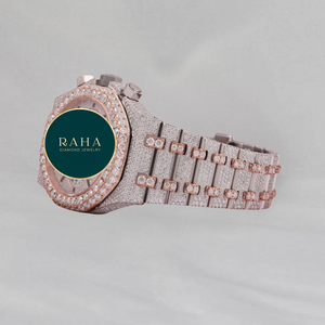 Custom VVS Moissanite <b>Diamond</b> Stainless Steel Mechanical Auto 3BAR Glass 41mm Analog Fully Iced Luxury Unisex <b>Watch</b> Butterfly - Product Image 5
