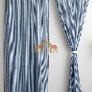 Nouvelle collection de rideaux semi-transparents à rayures imprimées pour chambre à coucher, salon, fenêtre, draperies, rideaux de porte - Product Image 5