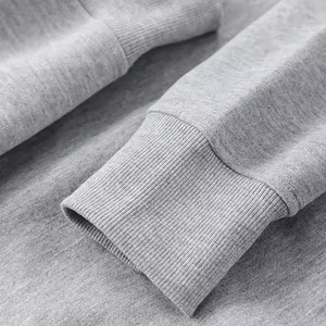 เสื้อฮู้ดครอปผ้าฟลีซผสมฝ้าย แขนยาว สวมใส่สบาย สไตล์ลำลอง รับผลิตเสื้อผ้าแบบ OEM ODM จำนวนมาก - Product Image 5