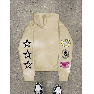 Sudadera con capucha Y2K para hombre con estampado de letras y cremallera, de manga larga, estilo Drip - Product Image 2