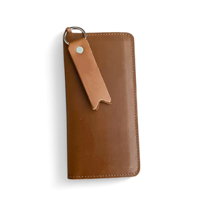 กระเป๋าสตางค์หนังผู้ชายแบบยาว ของขวัญวันครบรอบ กระเป๋าสตางค์แบบพับสองตอนทรงสูง ขายดี คุณภาพสูง - Product Image 2