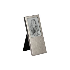 Cadre photo rectangulaire vertical en acier inoxydable, cadre photo en métal pour table, décoration - Product Image 5