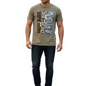 Camiseta Moderna para Hombre con Estampado, Ligera, Cuello Redondo, para Tiendas y Uso Diario, Venta en Línea - Product Image 4