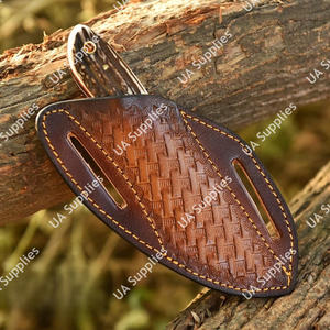 Cuchillo de supervivencia y caza industrial de acero con mango de cuerno de ciervo, hecho a mano, DIY, OEM, para forja de herraduras, para exteriores y camping, de UA Supplies - Product Image 6