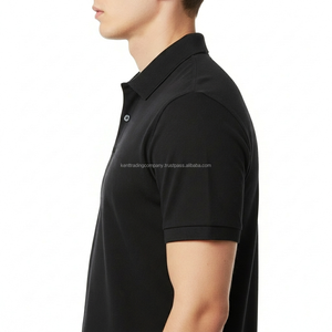 Camiseta Polo de Piqué 100% Algodón con Logotipo Personalizado al por Mayor, Camiseta Polo Lisa para Hombre, Camiseta de Golf de Manga Corta Transpirable de Alta Calidad - Product Image 4