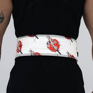 Cinturón de Levantamiento de Pesas de Cuero Vacuno con Logotipo Personalizado para Gimnasio y Entrenamiento - Product Image 3