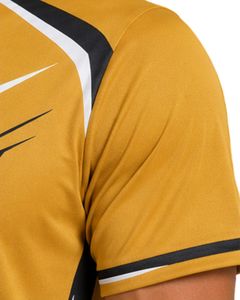 เสื้อยืดผู้ชายสีเหลืองมัสตาร์ด เสื้อกีฬาแขนสั้น แห้งเร็ว ระบายอากาศได้ดี เหมาะสำหรับออกกำลังกาย ฟิตเนส เทรนนิ่ง ออกกำลังกาย เสื้อยืดแบบสั่งทำพิเศษ - Product Image 4