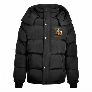 <b>Men</b> Winter Bubble Jacket Casual Streetwear Custom Logo Stand Collar Breathable <b>Thermal</b> Insulated Quilted Puffer Jacket - Product Image 4