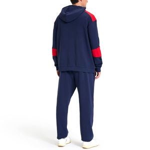 Conjunto Deportivo Personalizado de Algodón Grueso, Cortavientos, para Hombre, Estilo Informal, Holgado, para Entrenamiento, con Logotipo, Tallas Grandes - Product Image 4