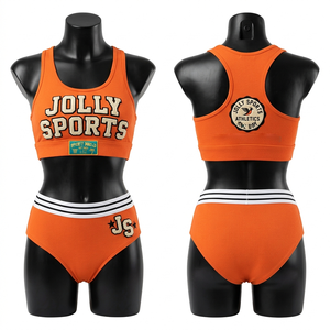 Maillot de bain femme en nylon et élasthanne GSM, ensemble violet avec logo thermocollé en strass, haut court zippé à l'avant et bas taille haute - Product Image 3