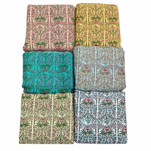Tela de Algodón Estampada al por Mayor, Material Textil Suave con Patrón Floral para Vestidos, Decoración del Hogar y Manualidades - Product Image 1