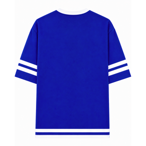 Camiseta personalizada de la hermandad Zeta Phi Beta con logotipo bordado en la parte delantera, color azul y blanco, manga corta, para mujer, ropa griega. - Product Image 3