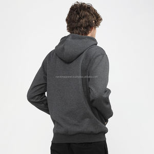 Nardon Apparel OEM Sweats à capuche sérigraphiés lourds personnalisés Sweat à capuche 100% coton Sweat à capuche Streetwear personnalisé pour hommes - Product Image 2
