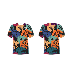 เสื้อยืดผู้ชายลายพรางป่าแบบขายส่งสั่งทำได้ ลายกราฟิกพิมพ์ลายพรางป่า เสื้อยืดสตรีทแวร์ลายพรางป่าสำหรับผู้ชาย - Product Image 5