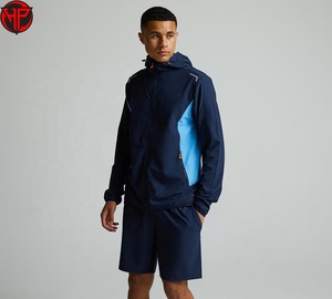 Chaqueta con Capucha Impermeable, Transpirable y Cortavientos OEM, de Alta Calidad, 100% Poliéster y Nailon, Unisex, para Correr, Deportes y Ropa Urbana - Product Image 1