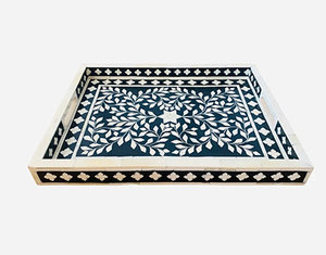 Plateau de service personnalisé en nacre de qualité supérieure pour la maison et l'hôtellerie – Ensemble de table basse de luxe élégant avec plateau de rangement en nacre pour servir et décorer - Product Image 2