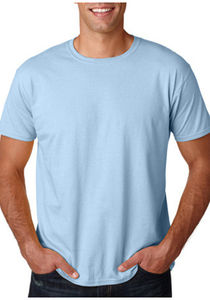 Camiseta de Manga Corta con Cuello Redondo, Diseño con Botones, Corte Regular, Tela Acanalada Suave, Estilo Casual, Verde Sólido, 100% Algodón, Digital - Product Image 2