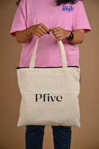 Customizable High Quality 100% Cotton Canvas Letter Beauty Cosmetic <b>Case</b> Handled Design Eco-Friendly GOTS Certified Reusable - Product Image 5