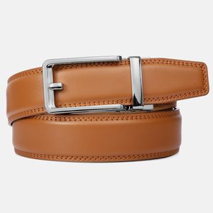 Cinturón de Cuero Genuino Ajustable y Cómodo para Hombre, con Hebilla Deslizante - Product Image 4