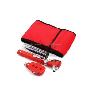 Set de Otoscopio y Oftalmoscopio Eléctrico de Acero Inoxidable para Uso Médico Veterinario, Herramienta de Diagnóstico Certificada CE ISO para Oído y Ojo - Product Image 2