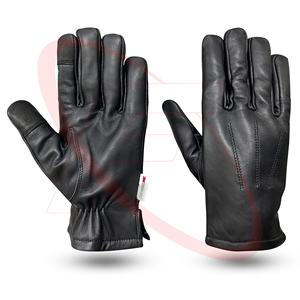Haute qualité mode cuir hommes habillage gants écran tactile peau de mouton mécanicien hiver gants de sécurité usage général - Product Image 1